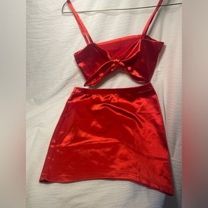 Two-piece Red Set